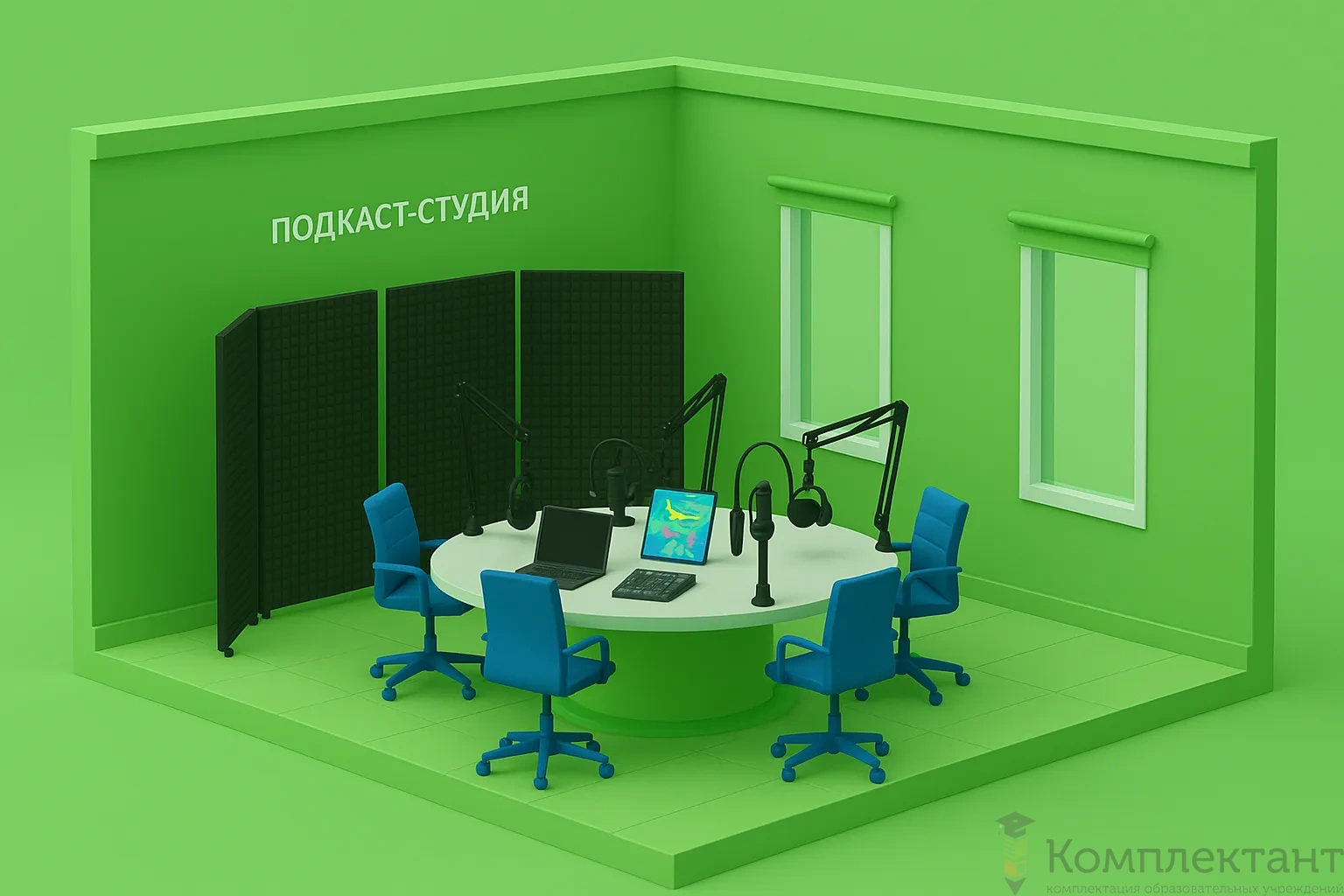 Подкаст-студия Инноватор для образовательных учреждений