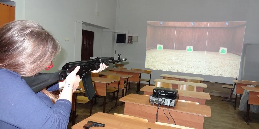 Лазерный тир для сдачи ГТО в школе